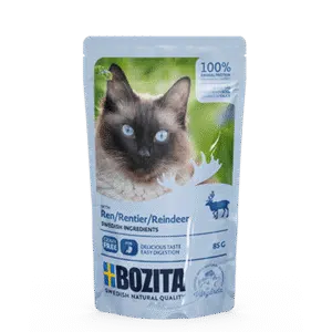 Bozita kjøttbiter i saus med reinsdyr 85g