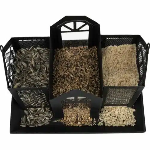 Utefuglhus Villa i metall 2000ml 26x19x19cm svart