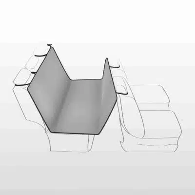 Trixie Bilseteteppe hund lysegrå 1,45x1,60m