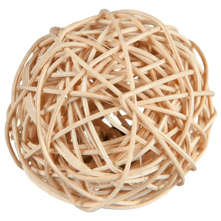 Flettet ball med bjelle 4cm