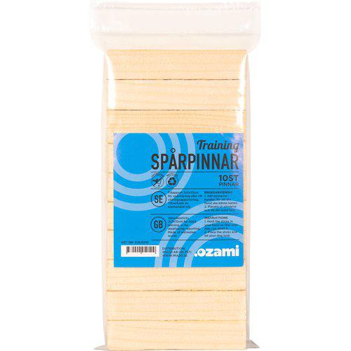 Ozami Sporpinner Neseprøve Treverk 10 stk