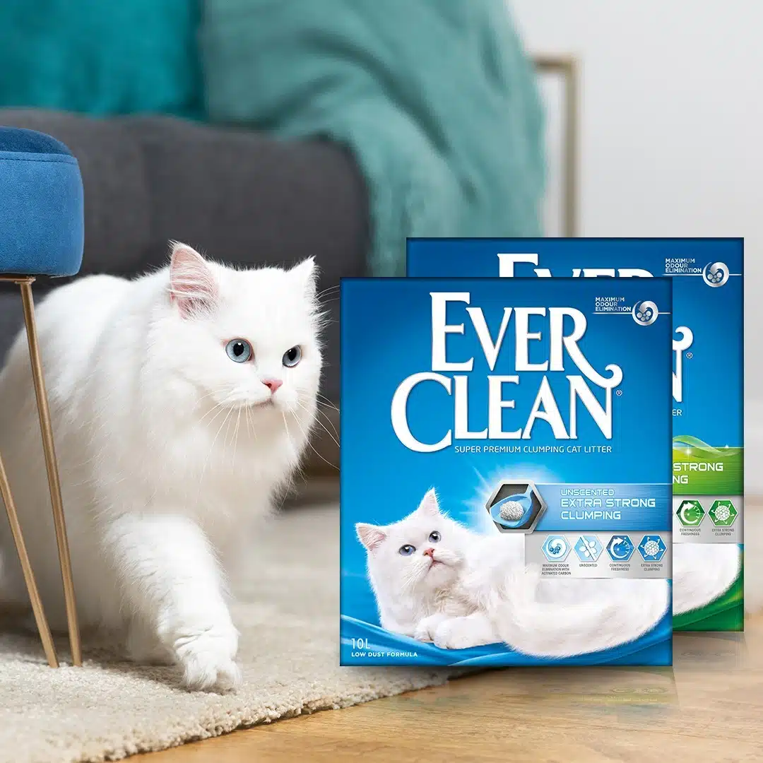 Ever Clean Extra Strong Clumping Unscented Kattesand 10 L