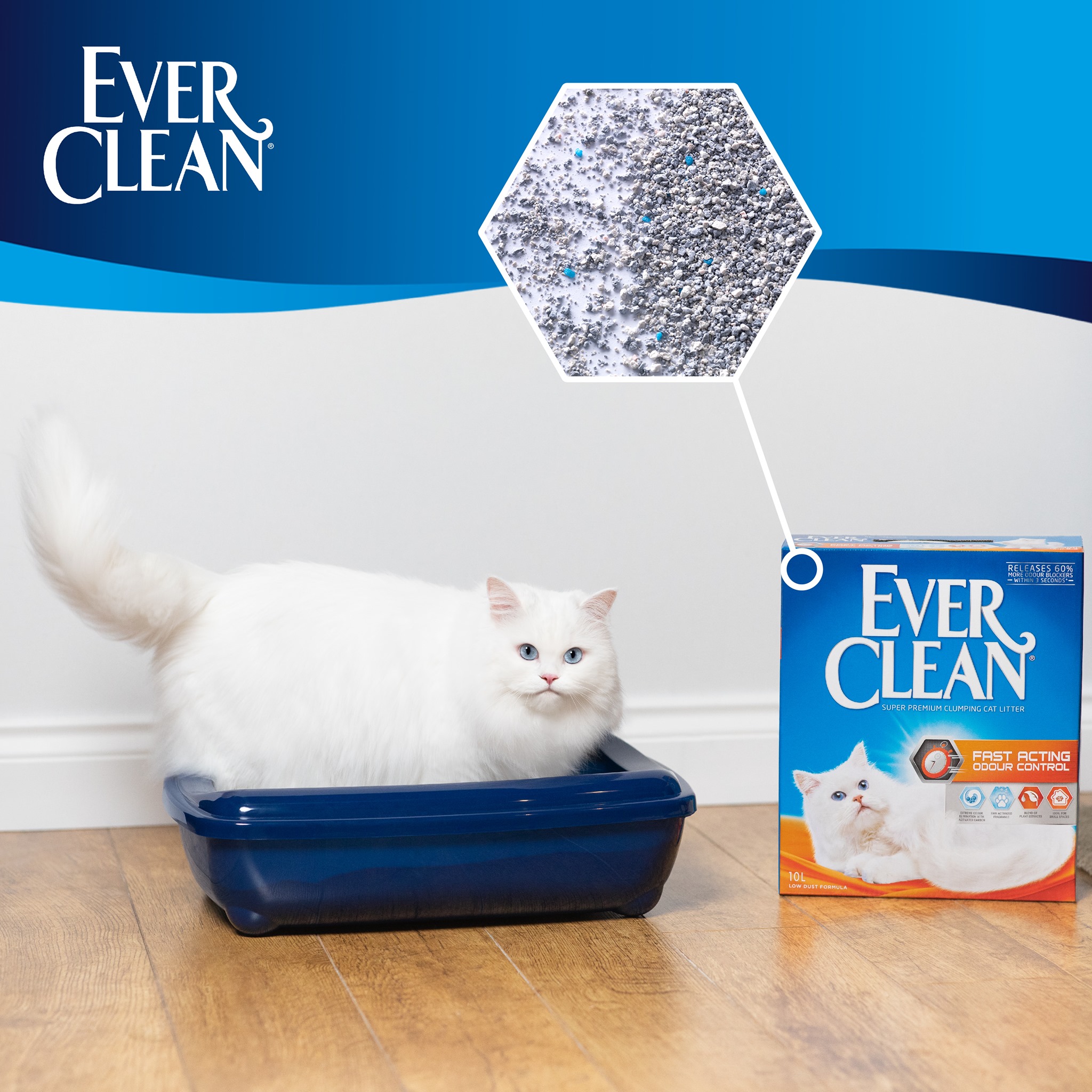 Ever Clean Fast Acting Kattesand 10 L