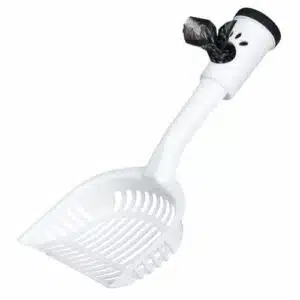 Kattesandspade med poseholder