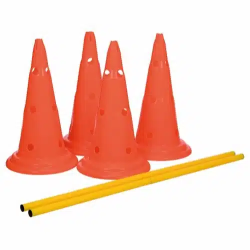 Trixie Agility Pylon Obstacle Set Hinder Cavaletti x 2