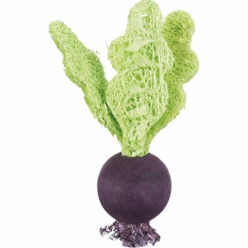 Trixie Set of Wooden Toys Rødbete & Jordbær Tyggeleker til gnager